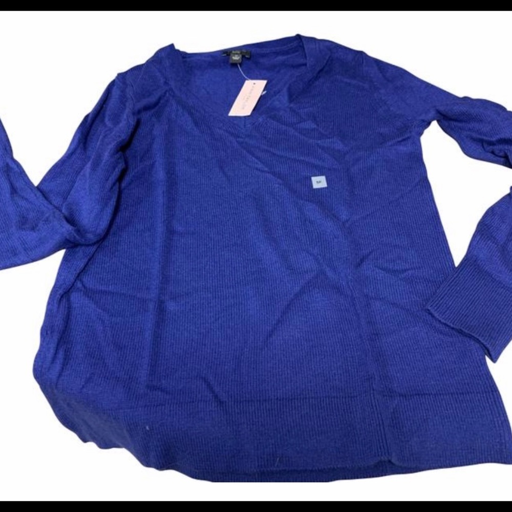 Ann Taylor Factory Periwinkle Blue Sweater